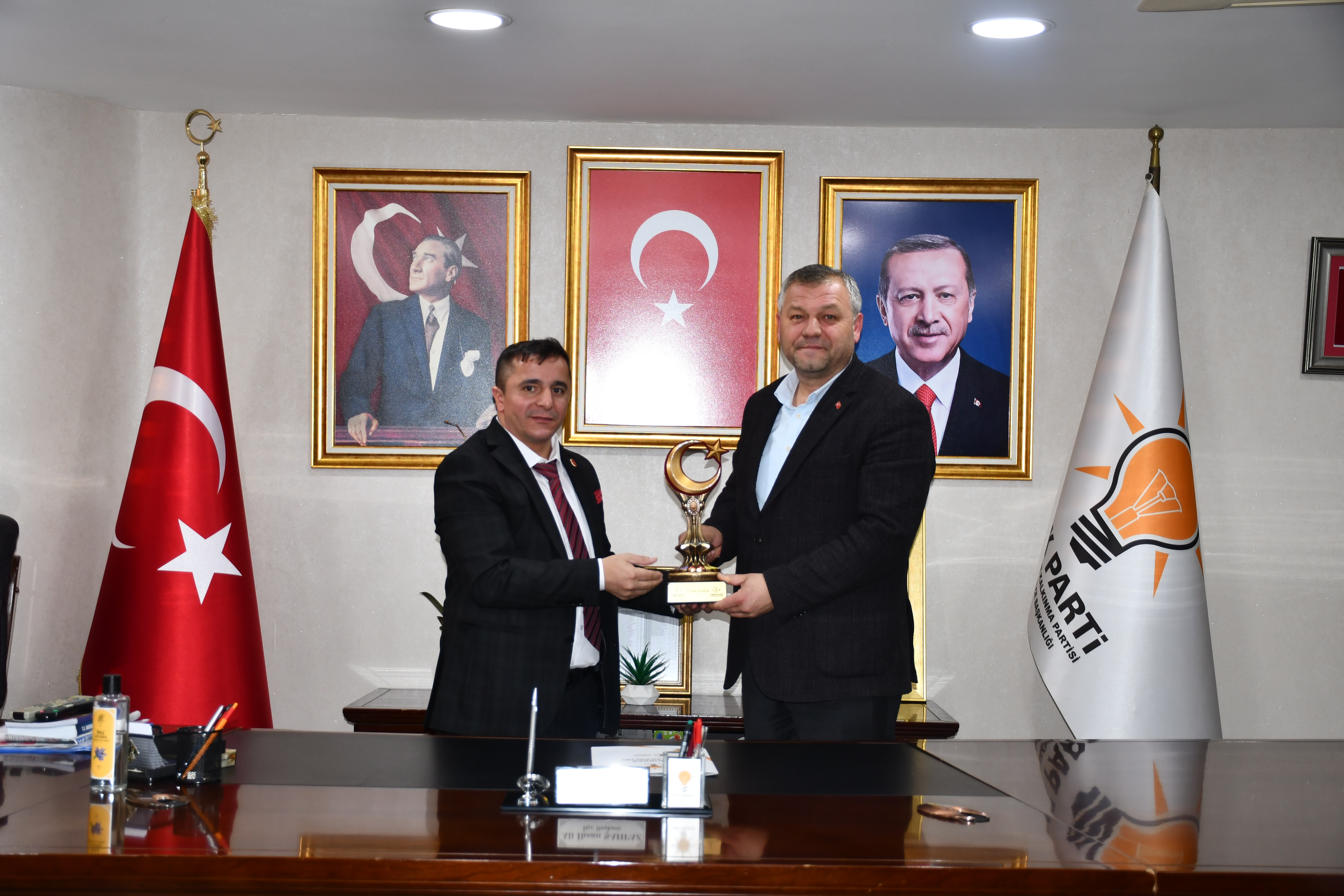 Tümkasderden Çorlu Ak Parti İlçe Başkanımız Sayın Ali İhsan ŞAHPAZ 'a Ziyaret
